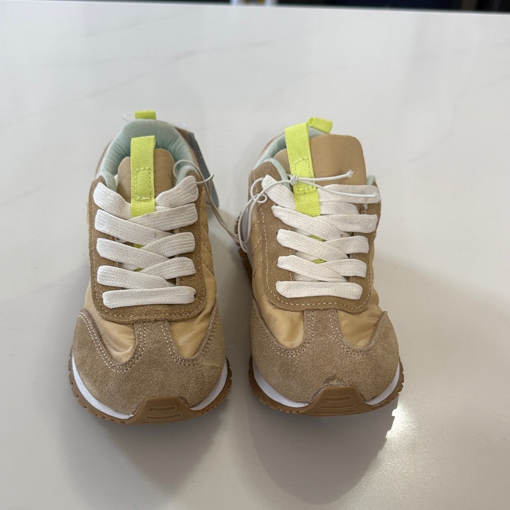 Cat & Jack Tan and White Kids Sneakers